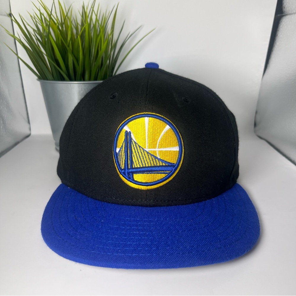 New Era Golden State Warriors 9FIFTY Cap Black with‎ Blue Lid NBA Basketball